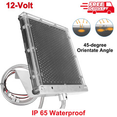 Highwild 12-Volt Solar Panel Charger for 12V Feeder Battery, Waterproof, Durable