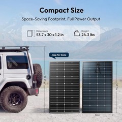 Bifacial 400W Solar Panels – 12V Monocrystalline – High Efficiency for RVs & …
