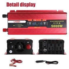 5000W Inverter & 400W 200W Flexible Solar Panel Kit RV Boat Camper Backup Power