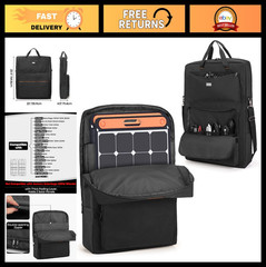 Solar Panel Storage Bag for 100W Panels, Padded Travel Case, Double-Layer Carrie
