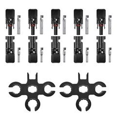 NEW 5 Pairs Male Female M/F Wire Cable Connector Set Solar Panel 30A Waterproof