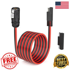 SAE to Industrial Circular Connector LP-20 Cable Adapter 10 AWG 10 ft Solar