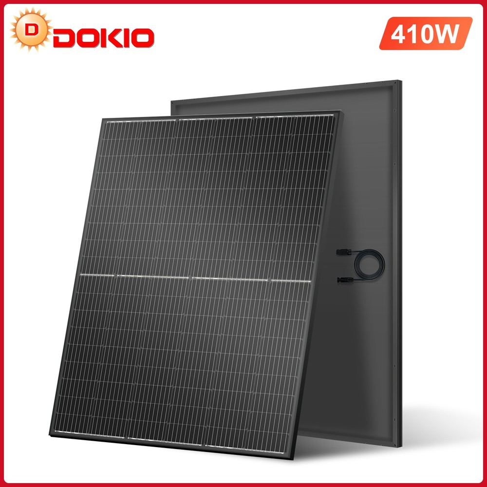 Dokio 400W-4000W N-type Mono Rigid Big High Power Solar Panel PV moudle for Roof