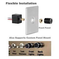 12V DC Dimmer Switch with 5A Rating Suitable for Various Low Voltage Lights