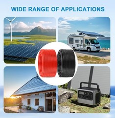 8AWG Tinned Copper Solar Panel Cable 150FT Red ONLY Solar Panel Wire 8 Gauge NEW