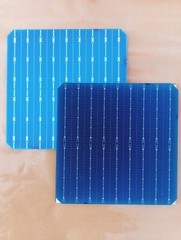 Bifacial solar cells Monocrystalline 166mm 6.3watt Eff 23% mono 50 pcs Grade A