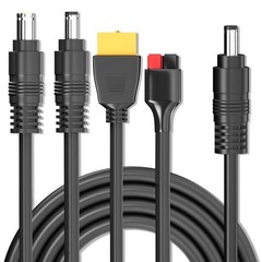 4-in-1 Solar Extension Cable Adapter to XT60 Connector for Solar Charger
