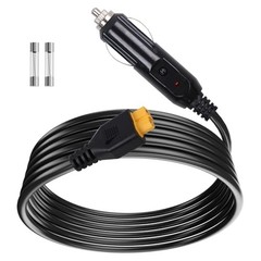 Portable12V/24V car Charger Suitable for Ecoflow Delta/River, Bluetti EB55,