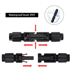 10-50 Pairs Solar Cable Connectors 30Amp Waterproof Wire Joiners Set 4mm-6mm M/F