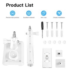 HOLACA 2-in-1 Wall Mount Bracket for Ring Solar Panel Spotlight Cam Battery