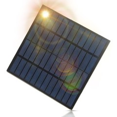 3 Watts Solar Panel 18.6 Percent High-Efficiency Polysilicon Power Charger QDKI