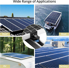 20Pcs Solar Panel End Clamp for Standard Unistrut, Aluminum 30Mm/35Mm