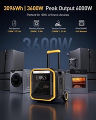 VTOMAN FlashSpeed Pro 3600 Portable Power Station, 3096Wh LFP Solar Generator