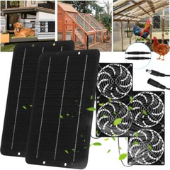 30W Solar Powered Fan for Shed,Chicken Coop,Greenhouse Waterproof Exhaust Fan us