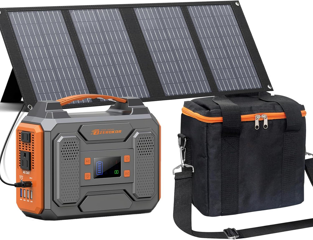 300W Solar Power Station with 40W Panel – Ideal for Camping & Home Use