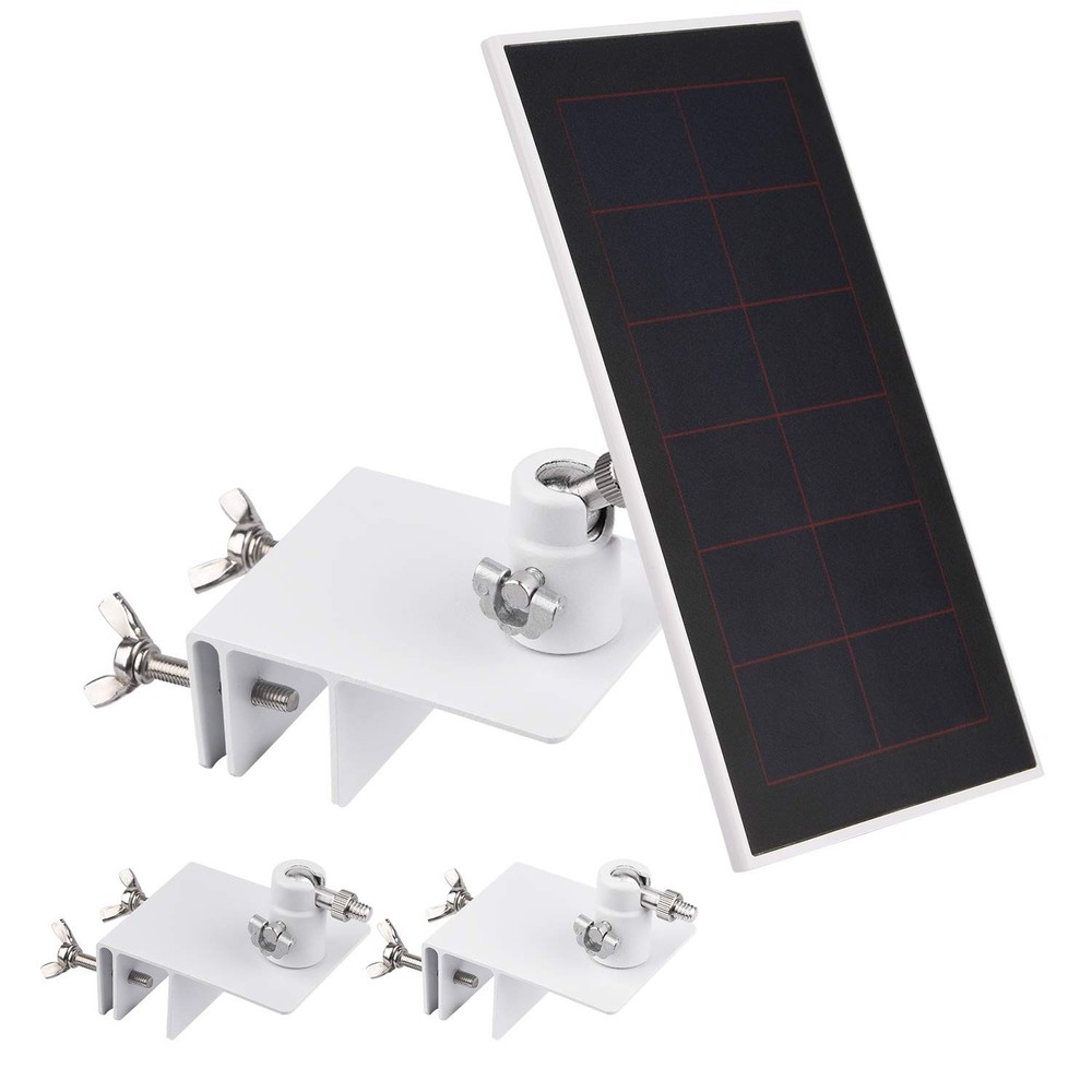 2Pack Gutter Mount Compatible with Arlo Essential Solar Panel, Arlo Pro 5S/Pro