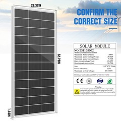 200W 400W 800W 18BB N-Type Solar Panel Battery Charging Boat Home Off-Grid RV PV