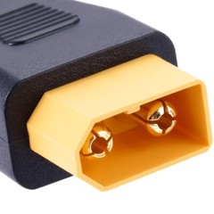 XT60 Socket Connector 12AWG Adapter Extension Cable 60cm Solar Generator Replace