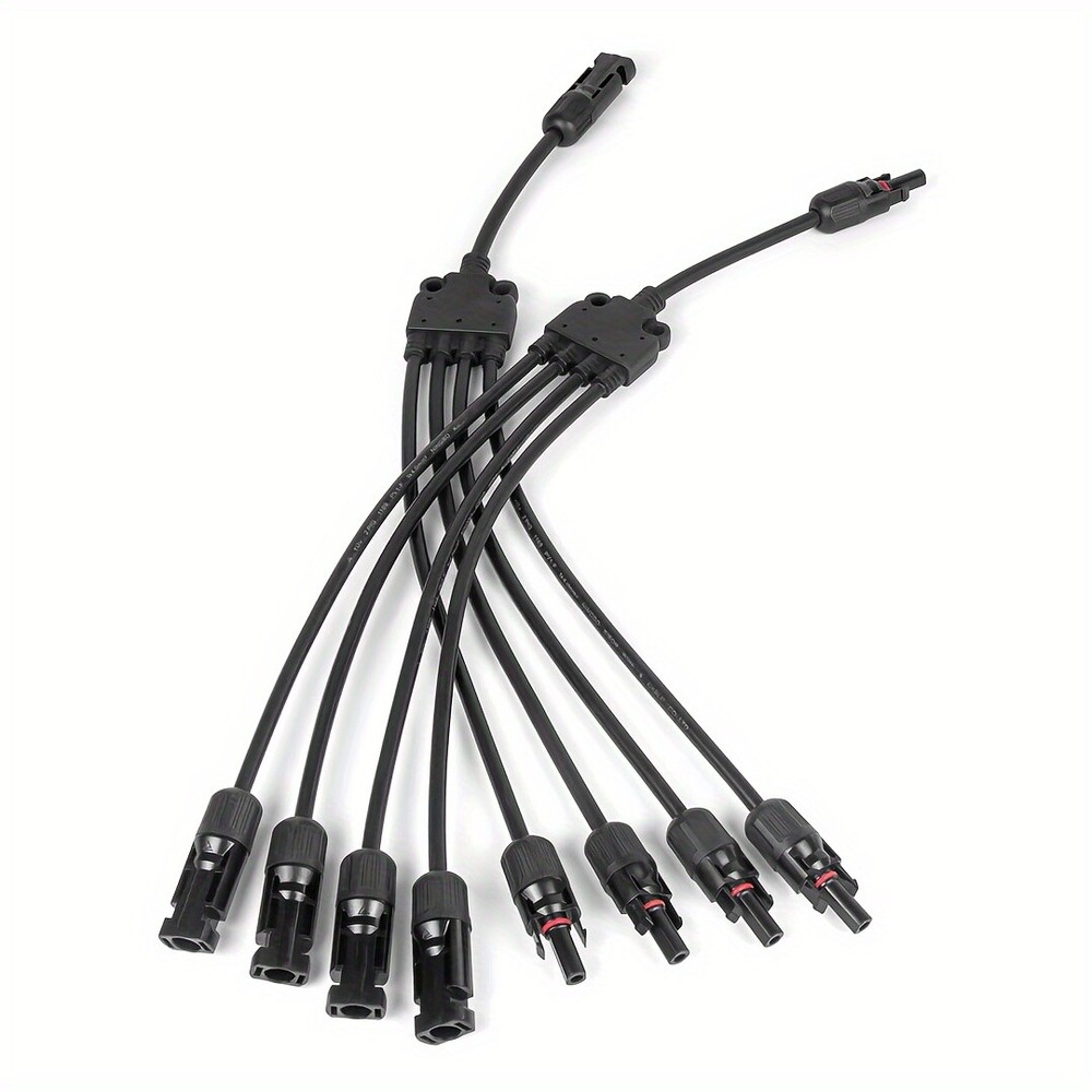Solar Panel Cable Y Branch Connector IP67 Waterproof M/F Wire Plug Adapter