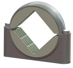Solar Tracker Bearing ZA120/ZA100 with Polymer Wear-Resistant Design, 10° Pivot