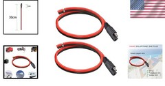 10AWG SAE Connector Extension Cable – Lightweight Solar Power & Automotive Use
