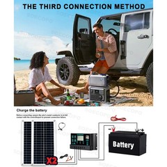 10000W Solar Kit | Includes Inverter, 2pcs 200W Solar Panels, 100A Controller
