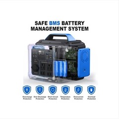 296Wh 80000mAh Lithium Battery Generator Solar For Outdoor Camping RV Home