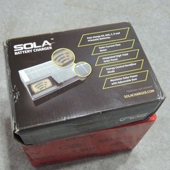 SOLA Rechargeable Battery Charger Integrated High Yield Solar Panel
