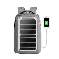 20W 5V Portable Solar Panel Power Bank USB Cell Phone Charger Camping Outdoor