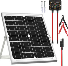 Kit de panel solar 20W 12V, mantenedor de cargador de batería solar