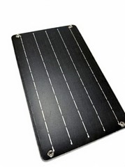 Flexible Black Monocrystalline Waterproof 5V DC Solar Panel w/ USB Cable MC4