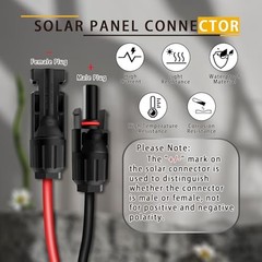 Solar Panel Cable Ecoflow Anker 10AWG MC4 to XT60