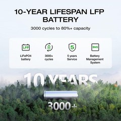 EF ECOFLOW Portable Power Station DELTA 2, 1024Wh LiFePO4 (LFP) Battery, 1800…