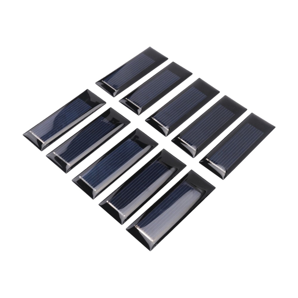 10Pcs Solar Panel 0.5V 100mA Solar Cells Photovoltaic panels Module Sun 4437