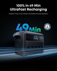 Anker SOLIX C1000 Gen 2 1024Wh 2000W LiFePO4 Portable Power Station A1763