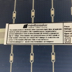 New Navitas 550W Bifacial Mono PERC Half Cut Module 144 Cell Solar Panel