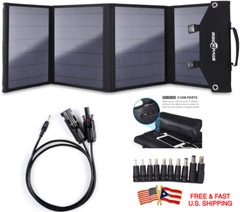 SOLAR PANEL Station 60 Watt Portable Foldable Highest Efficiency Cells FULL KIT