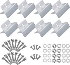 8 Units Solar Panel Mounting z Bracket, Supporting for RV, Roof, Boat, Off Gr…