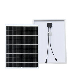 Single-sided 100W Watt 12V Solar Panel Mono HighEfficiency PV for Sunshed Roof