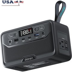 Portable Power Station 28000mAh W/ Dual USB-C AC Outlets Camping Devices