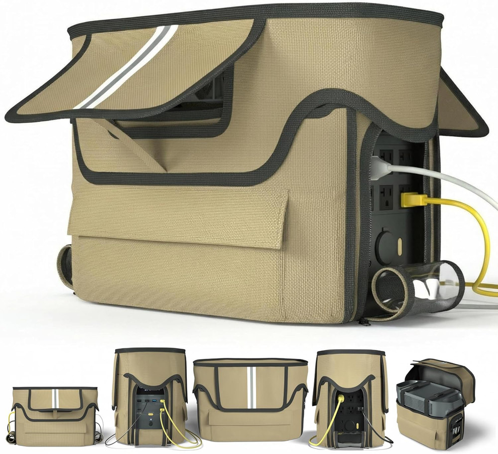 Durable Waterproof Case for EF ECOFLOW DELTA 2 MAX – Heavy-Duty Marine Canvas