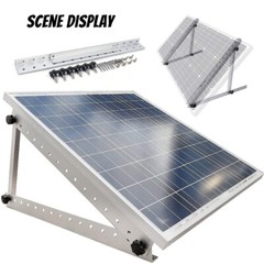 4pc Solar Panel Tilt Mount Brackets Set Foldable Tilt Legs Adjustable Roof Boat