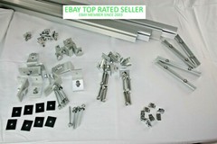 Solar Rail kit for 3 panels w/ clamps, L brackets w/7.3ft rails(not 3.6ft rails)