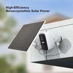Solar Panel Eufy Camera 5W Solar Panel Compatible W/ Eufycam 3/3C/2/2 Pro/2C/2C