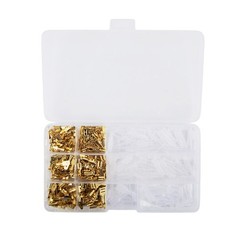 Robust Metal and Plastic Electrical Connector Kit with 270 Assorted Pieces