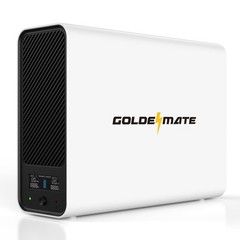 GOLDENMATE 1000VA LiFePO4 UPS 800W Battery Backup Pure Sine Wave White for PC