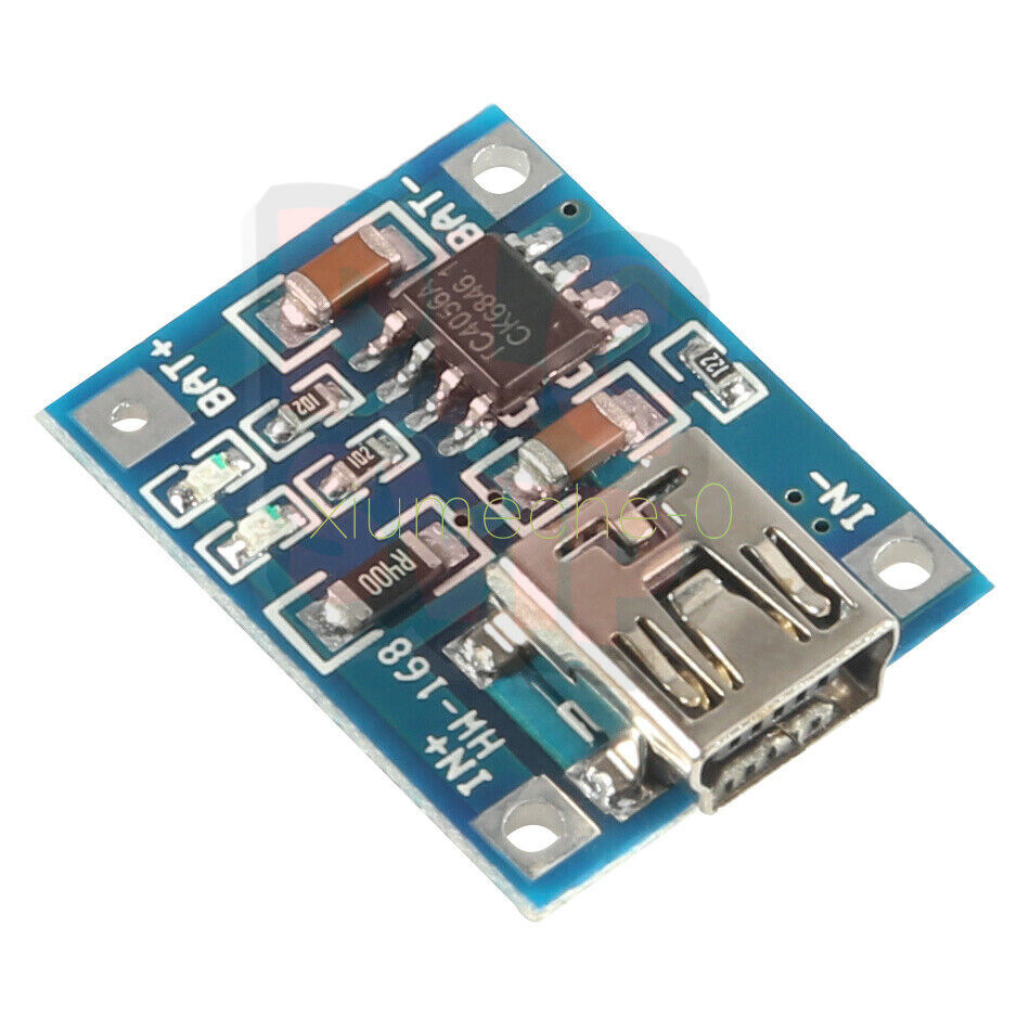 2PCS 5V Mini USB 1A Lithium Battery Charging Board Charger Module IN 4.5V-5.5v