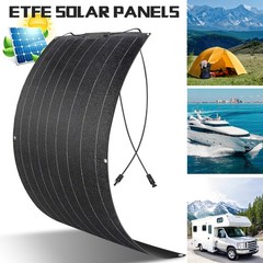 300W Watt Flexible Solar Panel 12V/18V Mono Home RV Roof Camping Off-Grid Power