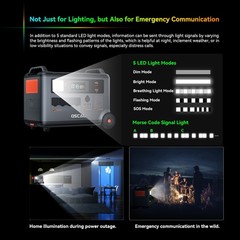 Blackview OSCAL PowerMax 6000W Power Station 7200Wh LFP + BP3600 Extra Battery