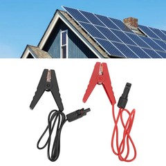 2x Solar Power Battery Clip 12AWG Quick Disconnect Extension Cable Battery C NEW
